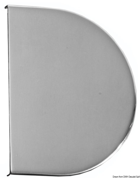 Copricerniera inox - 38.441.10